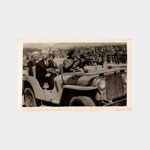 Askeri Jeep Willyz Tören Geçisinde Fotoğraf