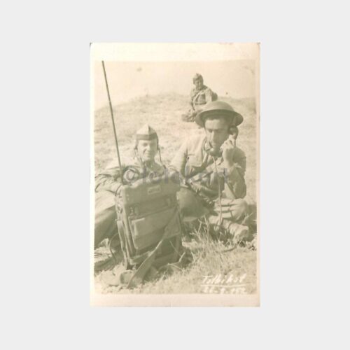 1953 Askeri Tatbikat Telsiz Görünüş Fotoğraf