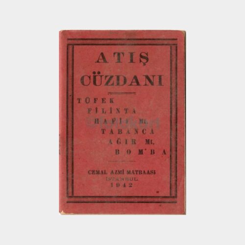 1942 Atış Cüzdanı Defter