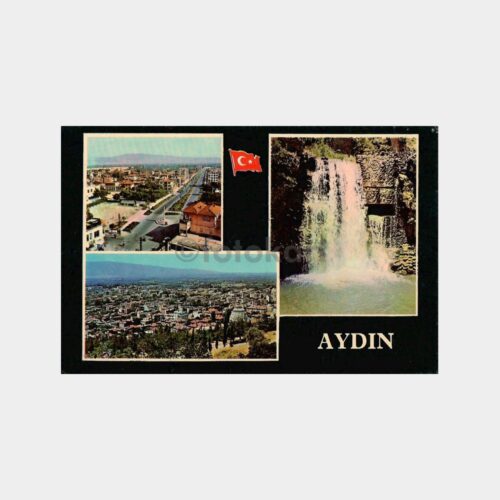 Aydın Şehrin 3 Muhtelif Görünüşü Kartpostal