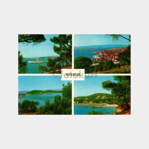 Ayvalık 4 Görünüş Kartpostal