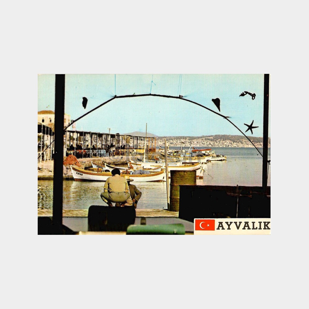 Ayvalık Cunda Adası Kartpostal