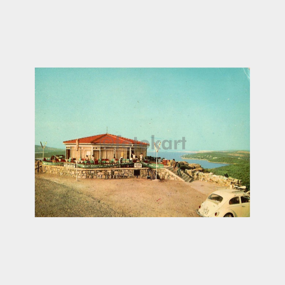 Ayvalık Şeytan Sofrası ve Sahil Görünüşü Kartpostal
