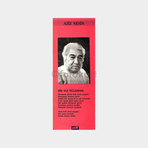 Aziz Nesin -Broy Baskı- Şiir Kartı