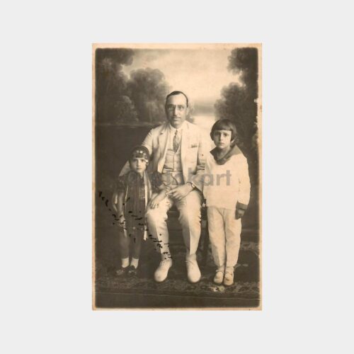 Baba ve Çocukları Stüdyo Fotoğraf