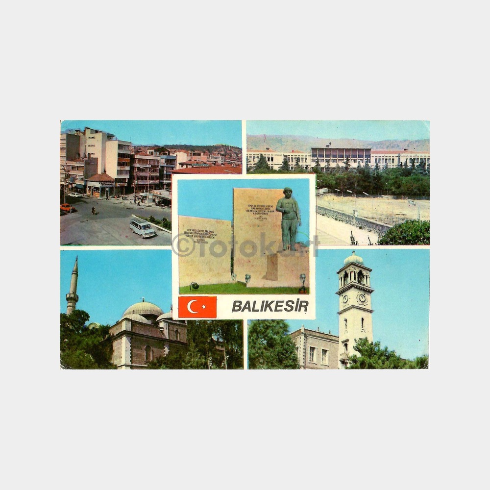 Balıkesir 5 Görünüş Kartpostal
