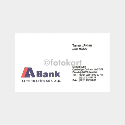 Banka Kartvizitleri Serisi, No. 37 Demirbank