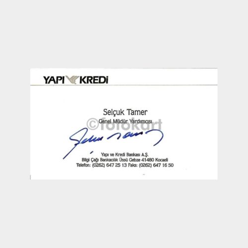 Banka Kartvizitleri Serisi, No. 97 Yapı Kredi