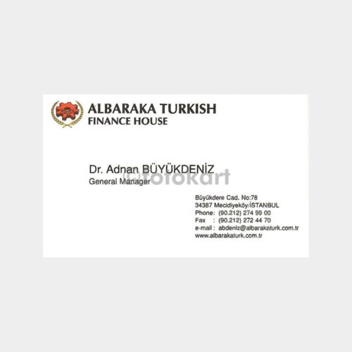Banka Kartvizitleri Serisi, No. 78 Albaraka Türk