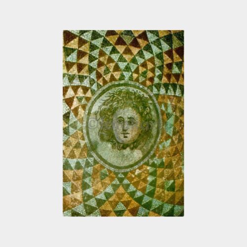 Bergama Medusa Mozaik Görünüş Kartpostal