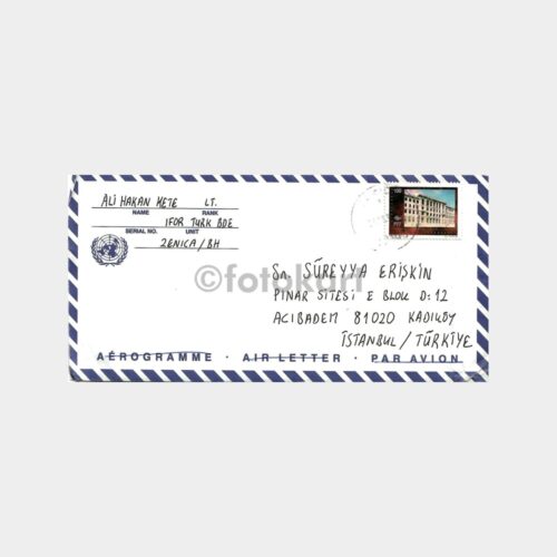 Birleşmiş Milletler PTT Pullu Zarf
