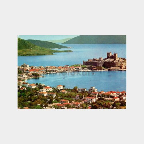 1979 Bodrum Genel Görünüm Kartpostal