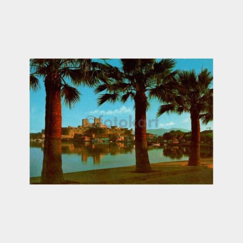 Bodrum Kale ve Liman Genel Görünüm Kartpostal