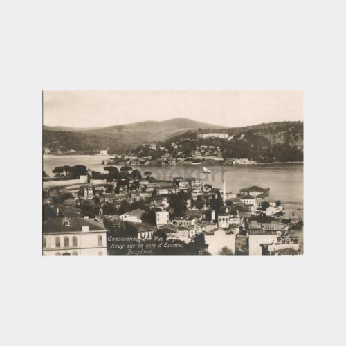 1918 Boğaziçi Arnavutköy Nadir Kartpostal