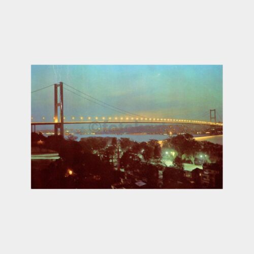 Boğaziçi Köprüsü Gece Manzarası Kartpostal