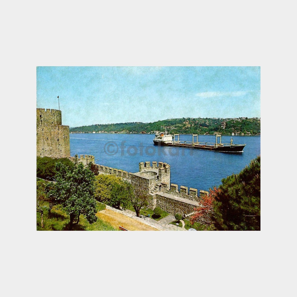 1975 Boğaziçi Rumelihisarı Konulu Kaartpostal