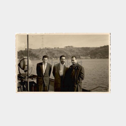 1959 Boğaziçi Vapurdan Sahil Görünüş Fotoğraf