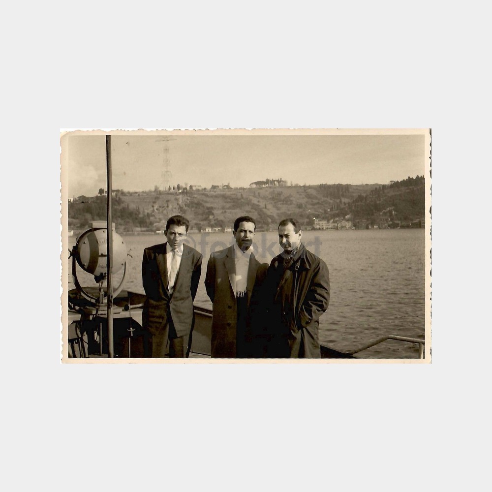 1959 Boğaziçi Vapurdan Sahil Görünüş Fotoğraf