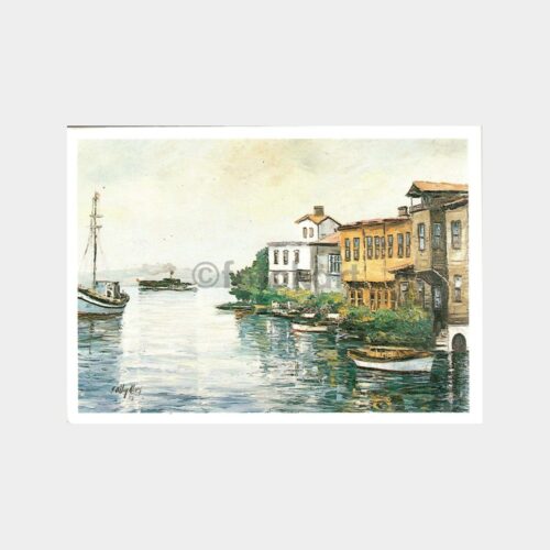 Boğaziçi Yalı ve Köşkler Tablo Tebrik Kartı