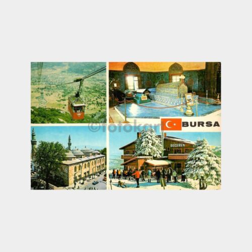 Bursa 4 Görünüm Kartpostal
