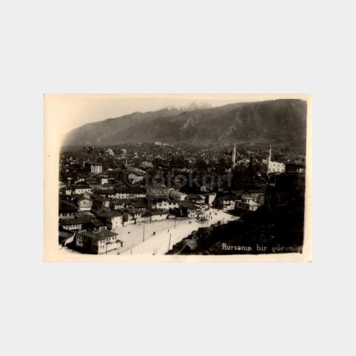 1952 Bursa Damgalı Postadan Geçmiş Fotokart
