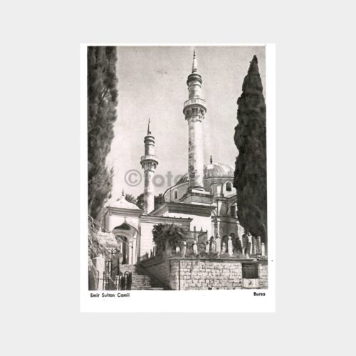 Bursa Emir Sultan Camii Kartpostal