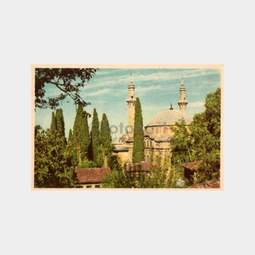 Bursa Emirsultan Camii Görünüş Kartpostal