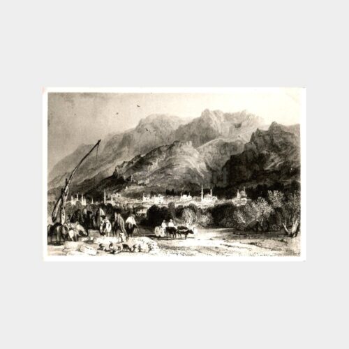 Bursa Gravür Görünüşü Reprodüksiyon Kartpostal