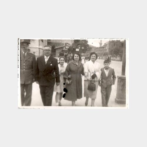 1958 Bursa Hükümet Caddesi Aile Fotoğraf