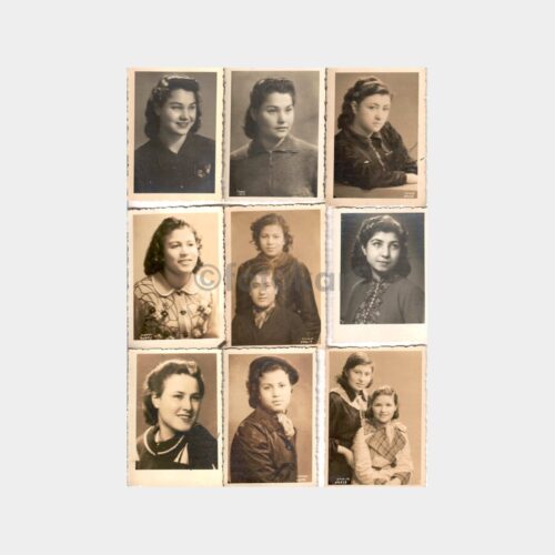 1939 Bursa Kız Lisesi Öğrencileri 28 Adet Fotoğraf