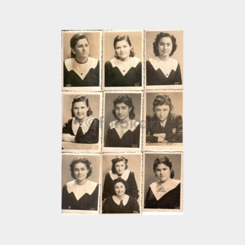 1939 Bursa Kız Lisesi Öğrencileri 23 Adet Fotoğraf