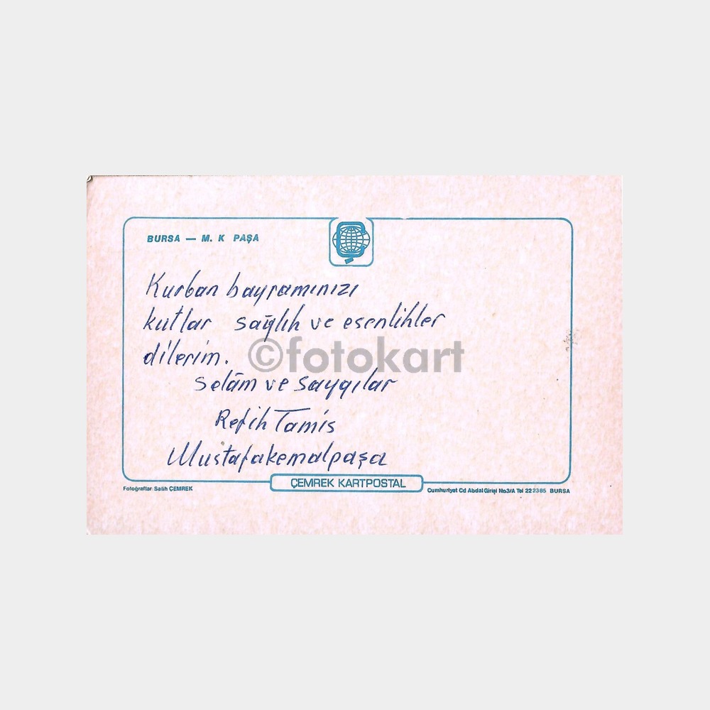 Bursa Mustafa Kemal Paşa Kartpostal - Görsel 2