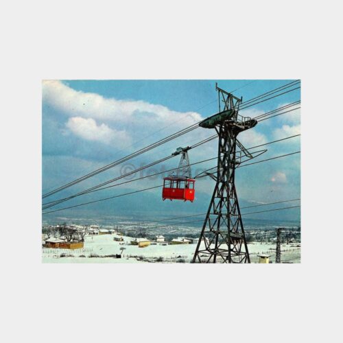 1969 Bursa Teleferik Damgalı Kartpostal