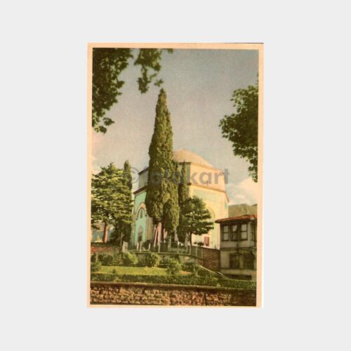 Bursa Yeşil Türbe Görünüş Kartpostal