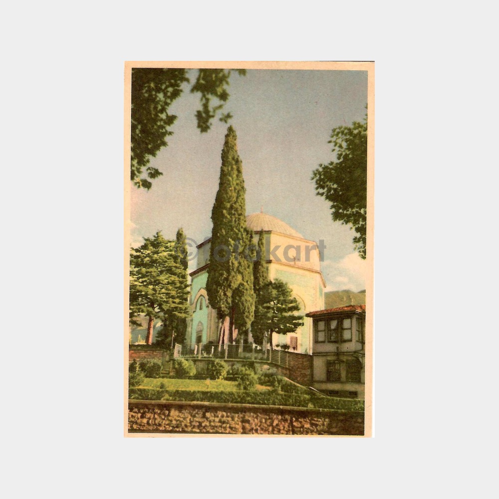 Bursa Yeşil Türbe Görünüş Kartpostal
