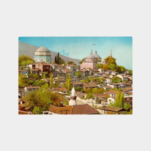 1972 Bursa Yeşil Türbe ve Camii Kartpostal