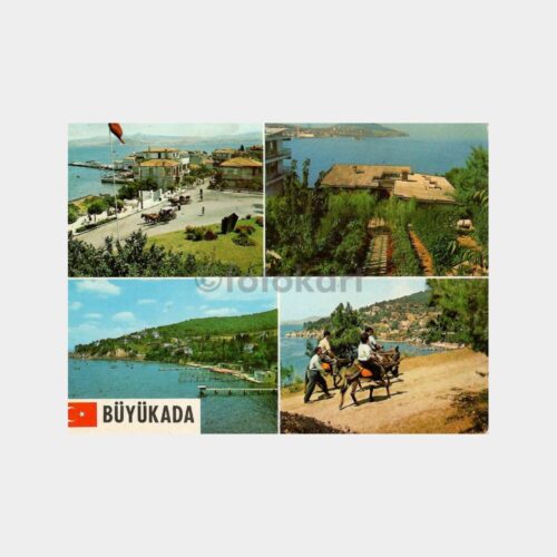 1975 Büyükada Konulu Kartpostal