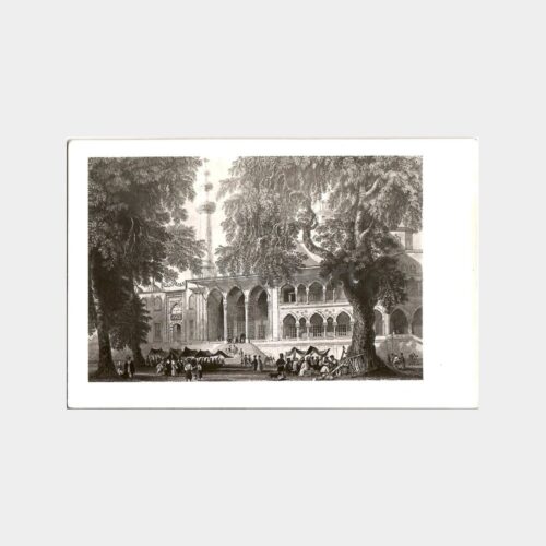 Cami Gravür Tablo Görünüş Kartpostal