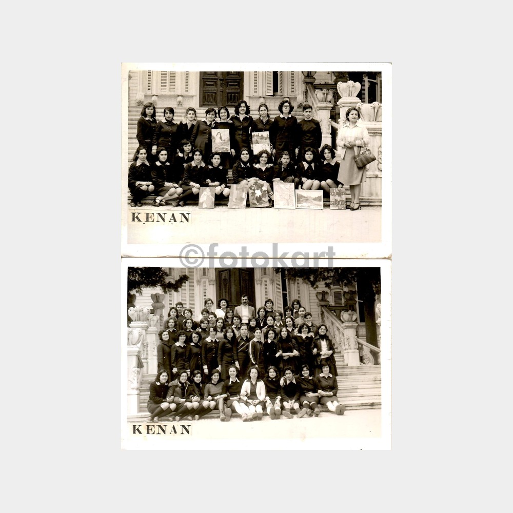1975 Çamlıca Kız Lisesi 8 Adet Fotoğraf - Görsel 3