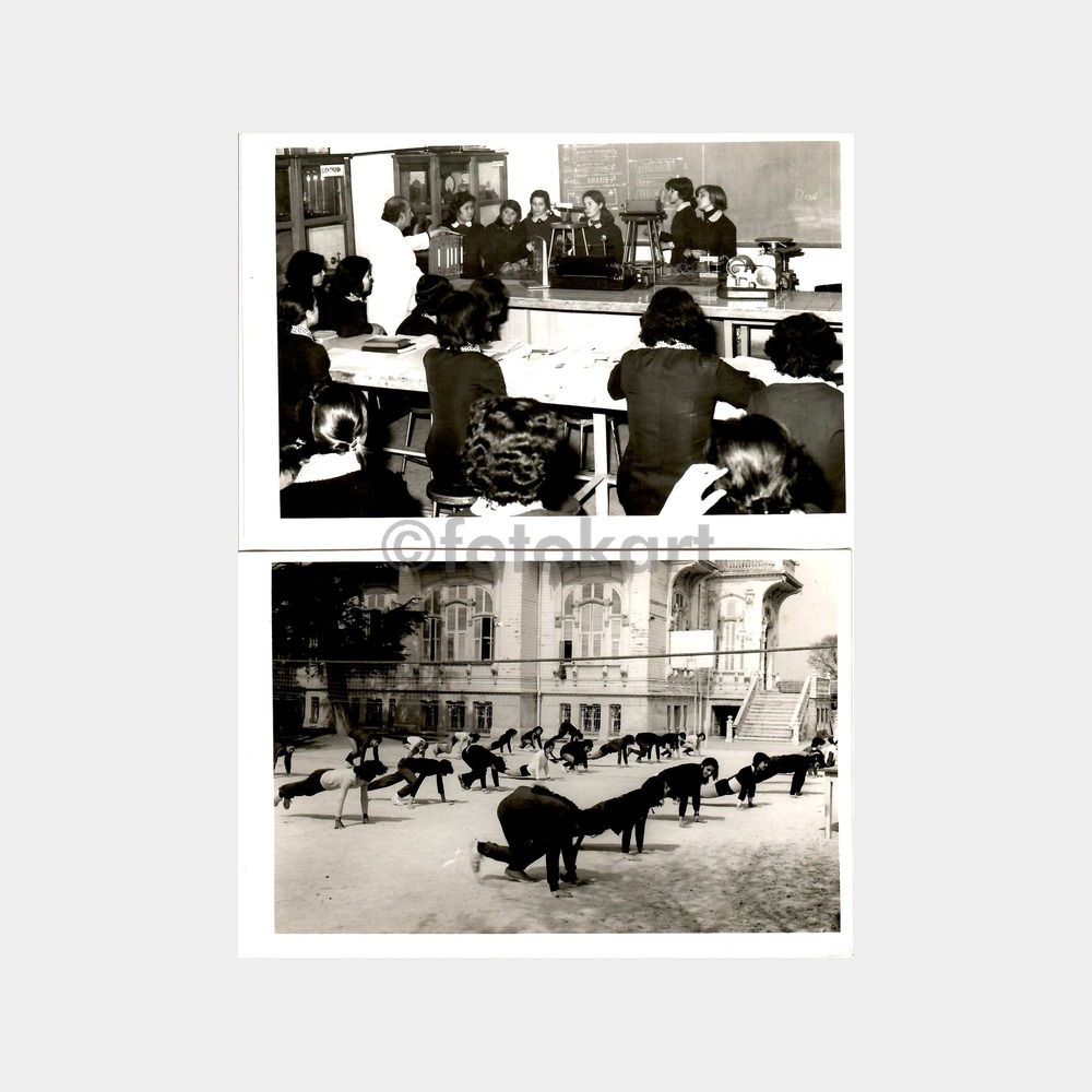 1975 Çamlıca Kız Lisesi 8 Adet Fotoğraf - Görsel 5
