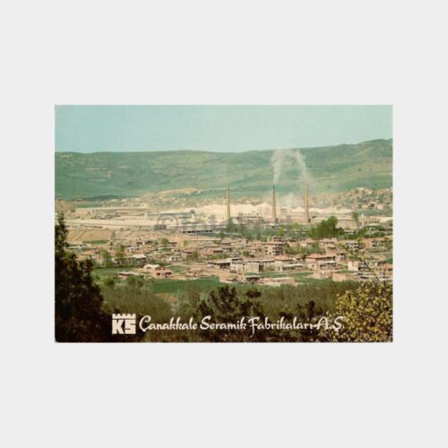 Çan Çanakkale Seramik Fabrikası Kartpostal
