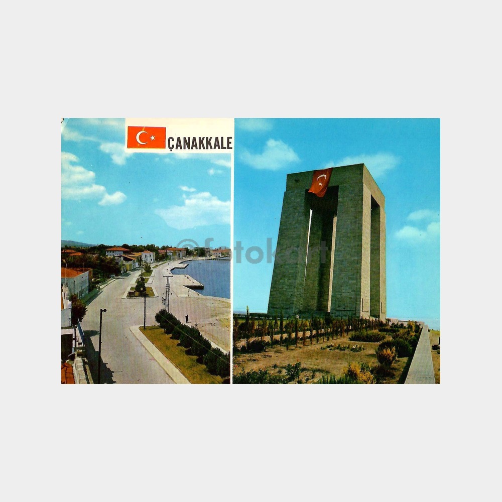 Çanakkale Şehitler Anıtı Rıhtım Kartpostal