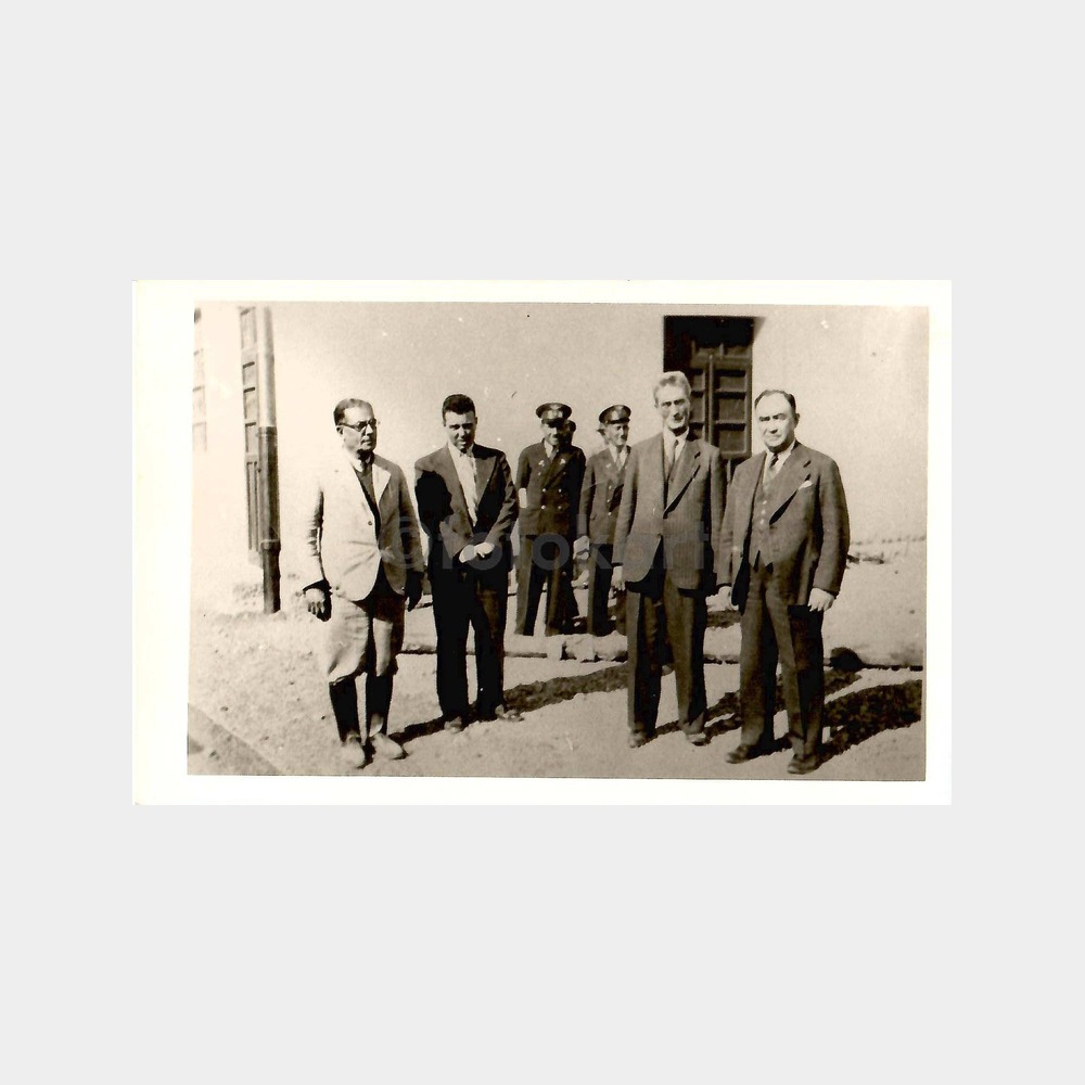1935 Çankırı Atkaracalar Tren İstasyonunda Fotoğraf