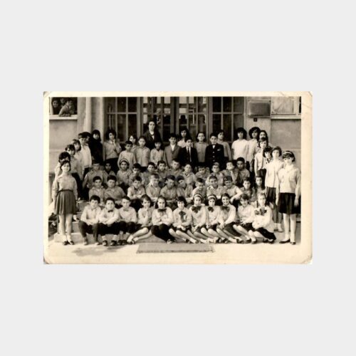 1965 Çapa İlkokulu Öğretmen ve Öğrenciler Fotoğraf
