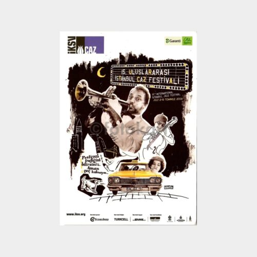 2008 Caz Festivali - Müzik Konulu Kartpostal