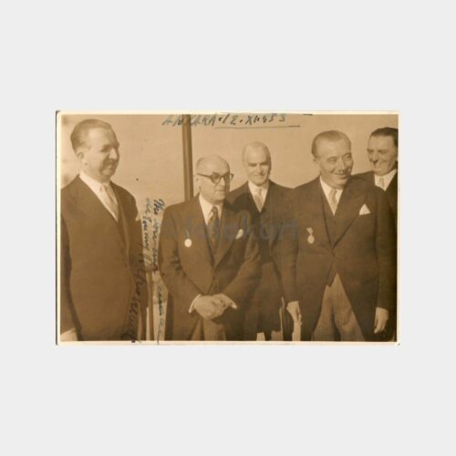 1953 Celal Bayar ve Heyeti Belgesel Fotoğraf