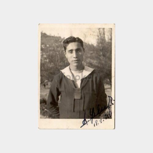 1950 Denizci Genç Hatıra Fotoğraf