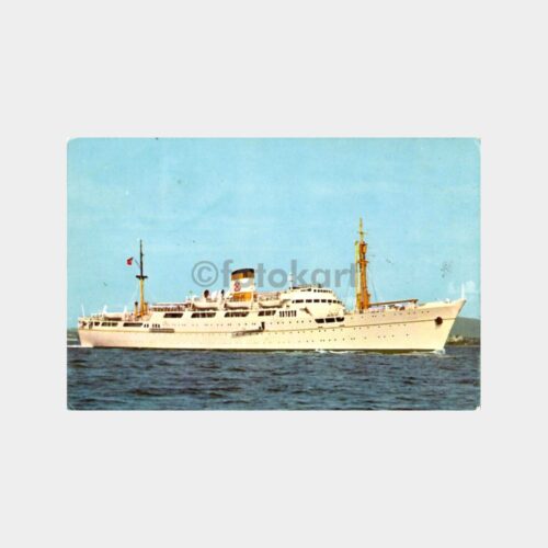 Denizyolları S.S. Samsun - S.S. İskenderun Gemisi Kartpostal