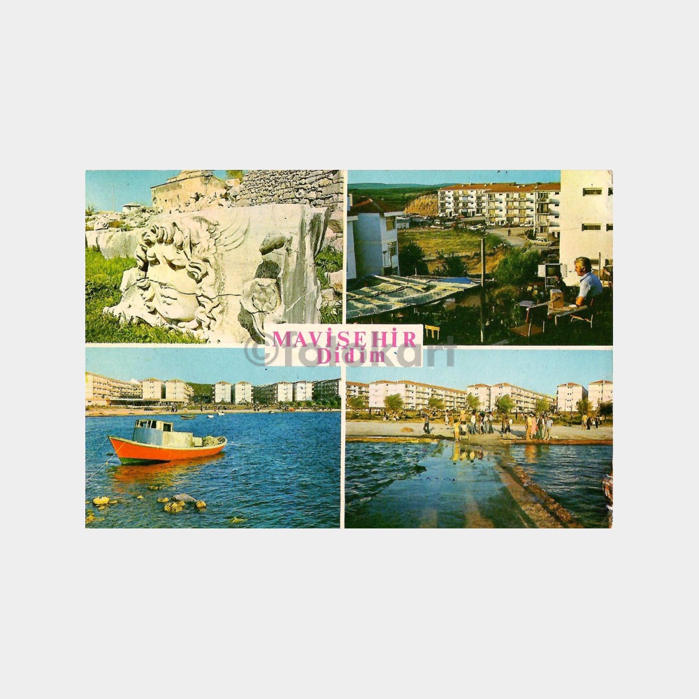 Didim Mavişehir Aydın -Damgalı- Kartpostal