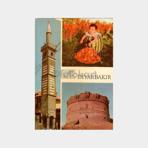 Diyarbakır Karpuz ve 2 Görünüm Kartpostal
